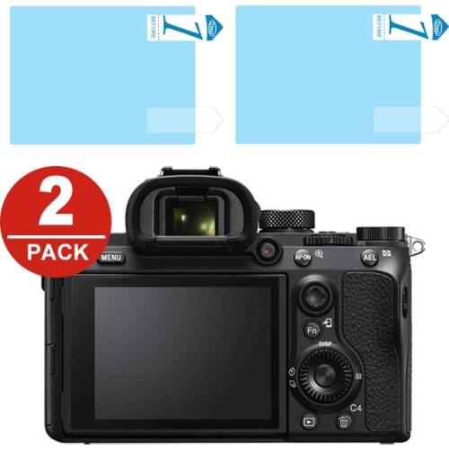 2x LCD Screen Protector Protection Film for Sony A7 II III A7S A7R IV A99 A9 A6300 A6000 A5000 A6400 NEX-7/6/5/3N/C3 A33 A35 A55