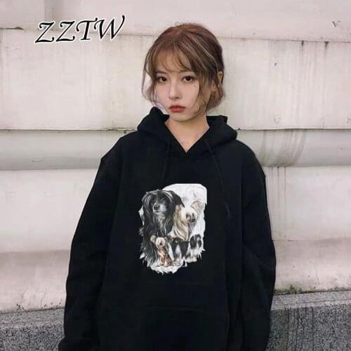 Kawaii Dog Prints Womens Hoodies Beagle Mom Vintage Women Hoodie Sweatshirts Pullovers clothes Funny Hoody autumn streetwear