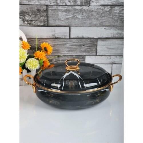 26 Cm Thin Marble Karnıyarık Tencere-200621