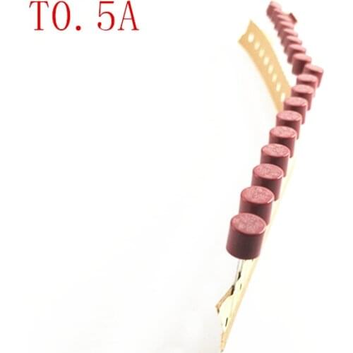 50pcs/lot Cylindrical Fuse 0.5A/250V 382 Cylindrical Plastic Fuse T0.5A For LCD TV Power Board Commonly Protection Circuit