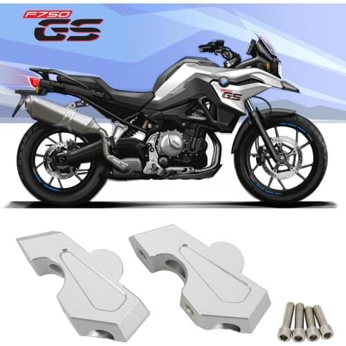 Motorcycle Accessories CNC HandleBars Riser Handle F750GS F750 GS For BMW F750GS 2018 2019 Handlebar Risers Bar Clamp Adapter