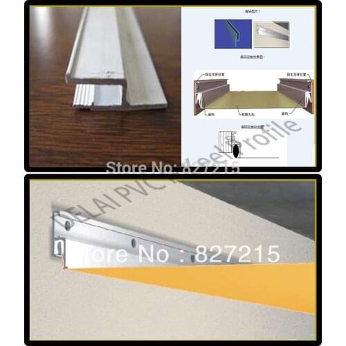 Aluminum Profile Flat Code for Stretch Ceilings