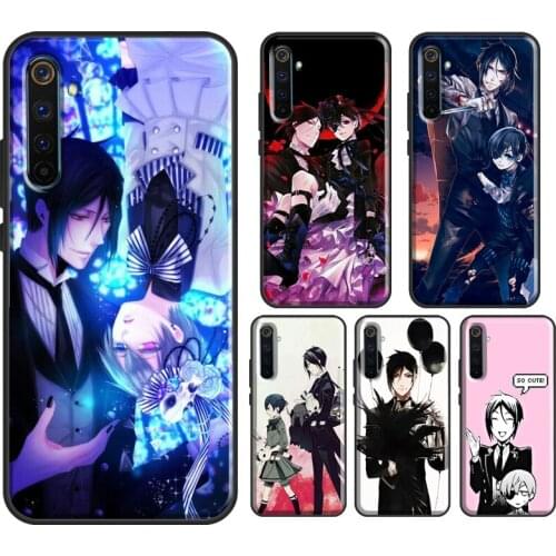Black Butler Kuroshitsuji Case For Realme Q3 Pro 6 7 8 Pro C3 C11 C15 C21 GT Cover For OnePlus 8 9 Pro 7T 8T 9R Nord
