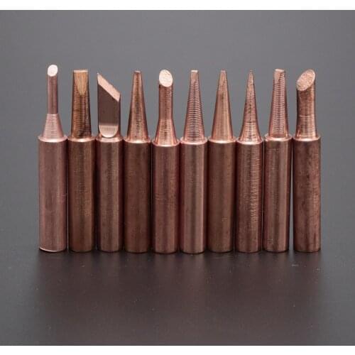 Pure copper 900M-T-KBDI936 soldering station A grade pure copper non-magnetic soldering iron tip soldering iron Tsui