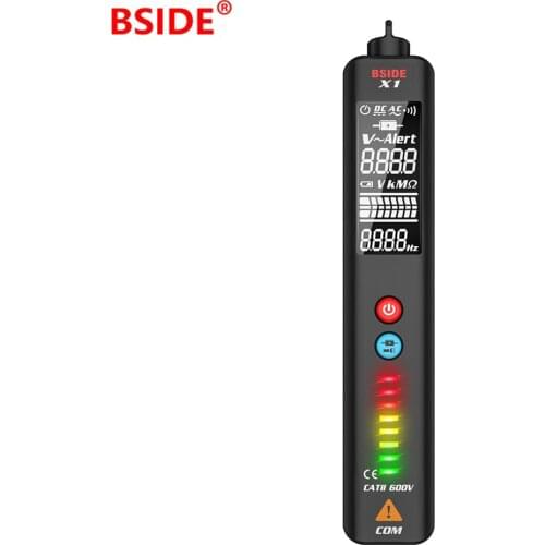 Voltage Detector Multimeter BSIDE X1 Smart Electric Pen Large Screen EBTN Electrician Tester Firewire Meter Non-contact