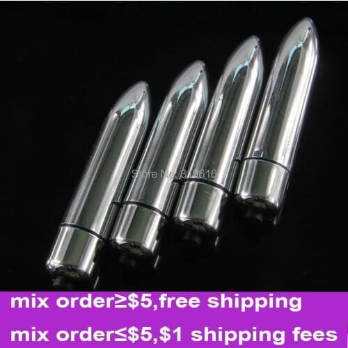 Dingye Portable Long Dildo Vibrators Erotic Toys Silver Mini Bullet Vibrators