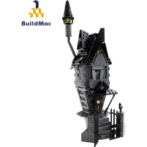 Buildmoc Architecture Jack Skillingtons Former Residence Building Street Scene Children Diy Toy Building Block Model Gift