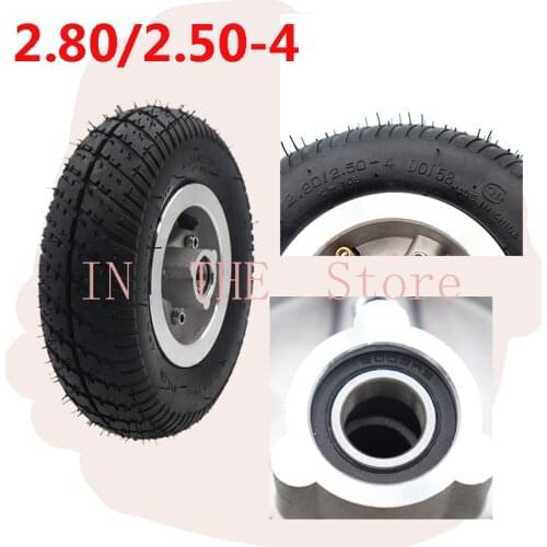 2.80 / 2.50-4 tire hub wheel 8 inch 2.50-4 pneumatic wheel suitable for electric scooter electric wheelchair trolley