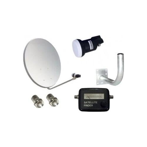 Kit Satellite Dish GI 80 cm + LNB + Stand + Locator