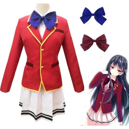 Anime Classroom of the Elite Horikita Suzune Cosplay Costumes Kikyou Kushida School Girl Uniform Coat Sakura Airi JK Suit Party