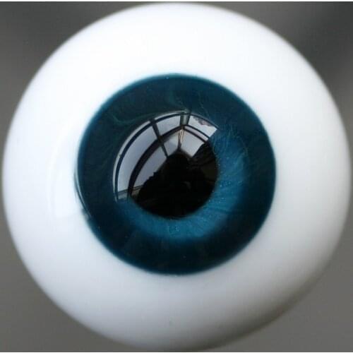 [wamami] 22mm Dark Blue Glass Eyes Eyeball BJD Doll Dollfie Reborn Making Crafts
