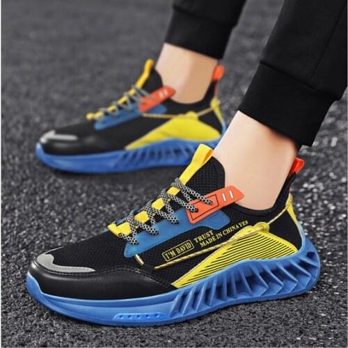 Man Shoes Light Breathable Lace-Up Outdoor Casual Shoe Sneaker Man Walking Non-slip Shoe Men Shoes Zapatillas Hombre NanX487
