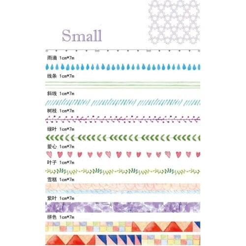 2018 New Arrival 7M Washi Paper Tape Masking Tape Stickers Decorative Sticker Adhensive Tape OK003