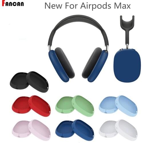 New for AirPods Max Headphone Cases Soft Silicone Shockproof Protector with Anti-Scratch Accessories for Air Pods Max Cases