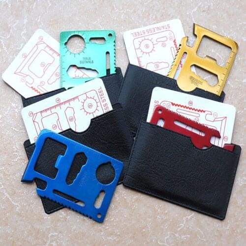 New 11 In 1 Tool Multifunctional Knife Credit Card Knife Tactical EDC Pocket Camping Hunting Knife
