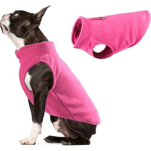 Puppy Clothing Outfit Winter Fleece Pet Dog Clothes French Bulldog Coat Pug Costumes Jacket for Small Dogs Chihuahua Vest