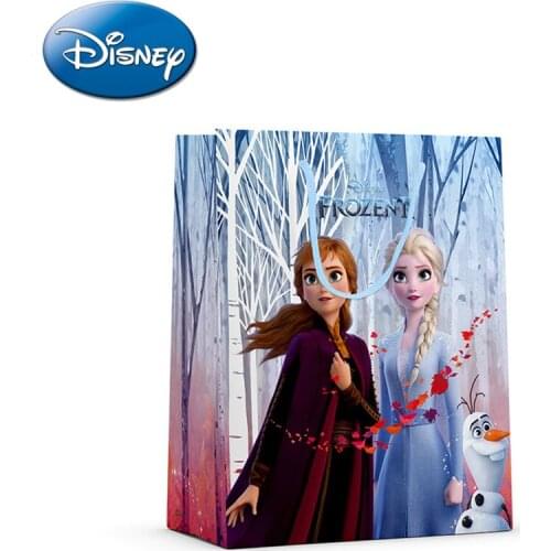 Disney Frozen Elsa Gift Bag Female Cute Cartoon Large Capacity Reusable Shopping Bag Foldable Beach Shoulder Bag Shipping Free