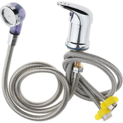 Shampoo Sink Faucet Spray Hose Attachment Set Beauty Salon SPA Kit 60cm
