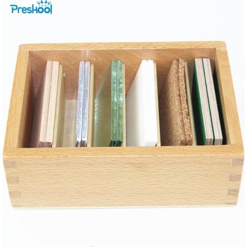 Baby Toy Montessori Thermic Tablets with Box Early Childhood Education Preschool Training Kids Brinquedos Juguetes