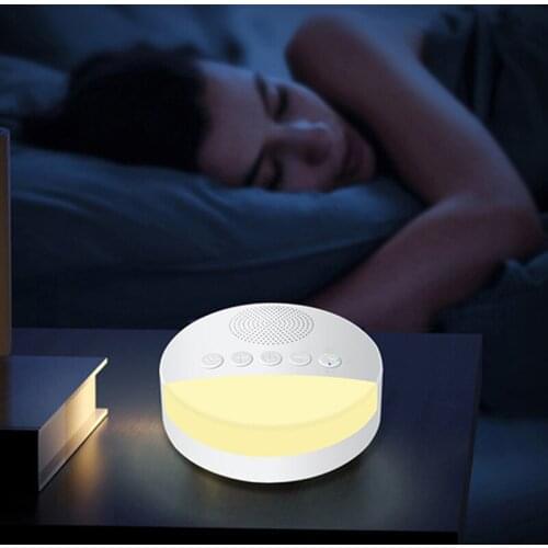 Sleep Soother Baby Sleeping Relaxation Adult Office Travel White Noise Machine USB Rechargeable Timed Shutdown Sound Machine