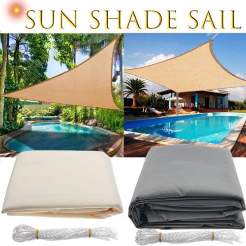 Waterproof Sun Shelter large Triangle Sunshade Protection Outdoor Canopy Garden Patio Pool Shade Sail Awning Camping Shade Cloth