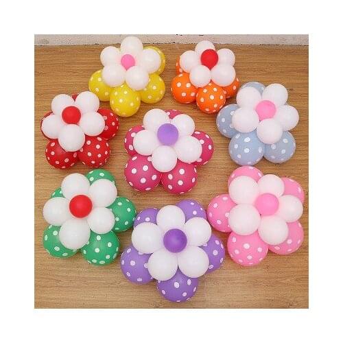 6pcs/lot 12" Latex Polka Dot Balloons For Party Wedding Birthday Marry Decoration Wholesale Decoration Globos Supplies