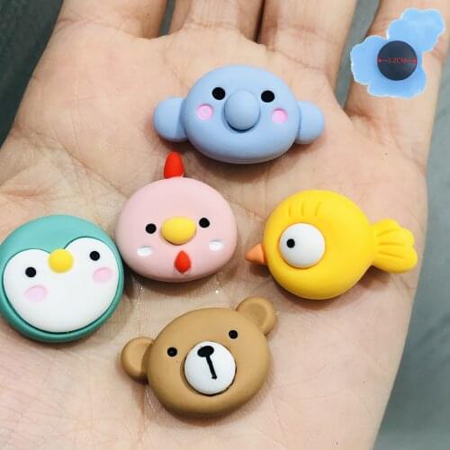 1pcs Resin Bird Penguin Animals Shoe Decorations Garden Shoes Accessories Fit Croc Jibz Charm Children Holiday Presents