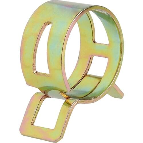 10Pcs 5-22mm Spring Clip Fuel Line Hose Water Pipe Air Tube Clamps Fastener