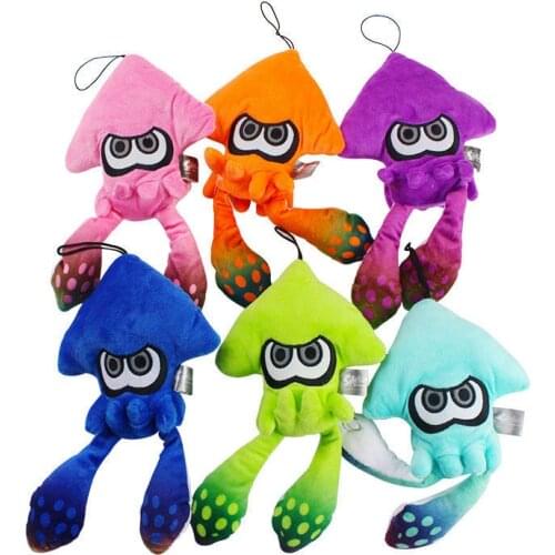 25cm Splatoon Inkling Squid Plush Toy Stuffed Animals Pendant Doll