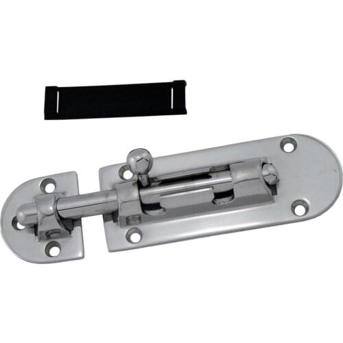 316 Stainless Steel Slide Latch Gate Latches Barrel Bolt Safety Door Lock, 3 1/2 inch 89mm, Silver