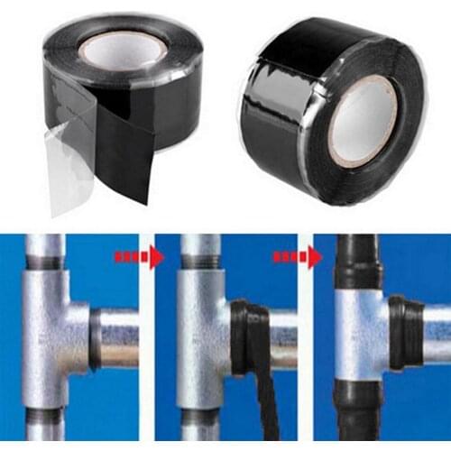 2.5cmX300cm Fiber Waterproof Tape Stop Leaks Seal Repair Tape Performance Self Fix Tape Fiberfix Adhesive Insulating Duct Tape