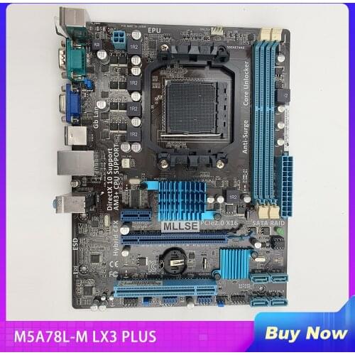 Original Desktop Motherboard For ASUS M5A78L-M LX3 PLUS AM3/AM3+ DDR3 Fully Tested