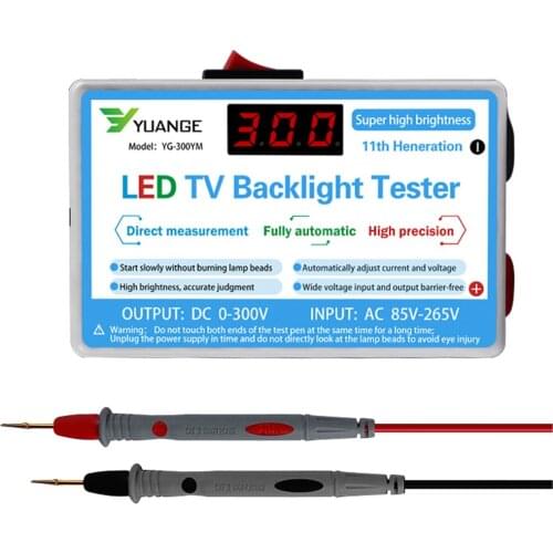 LED Lamp and TV Backlight Tester Multipurpose LED Strips Beads Test Tool Measurement Instruments NEW LED Tester 0-300V Output