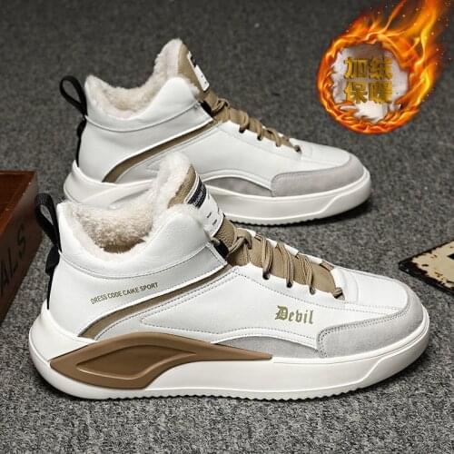 Mens Shoes Spring New Shoes Mens Sports High Top Shoes Martin Boots Shoes Mens Tenis Masculino Zapatillas Hombre