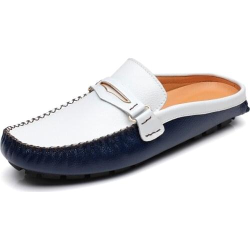 Mens Casual Brands Slip On Formal Luxury Shoes Men Loafers Moccasins Genuine Leather Driving Sneakers Zapatillas Hombre Size47