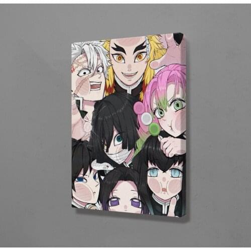 Hashira Demon Slayer Kimetsu no Yaiba anime Wall Art Canvas Decoration poster prints living room Home bedroom decor Painting