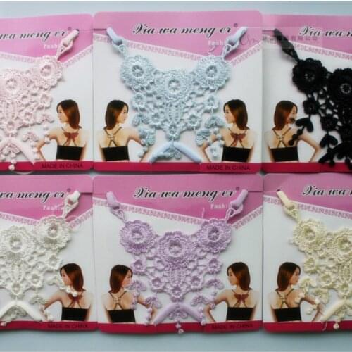 New Attractive Charming Accessories Sexy Cross Belt Bra Shoulder Strap Bow Shaped Invisible Underwear Belt