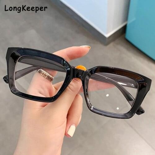 Anti Blue Light Reading Glasses For Women Men Square Cat Eye Glasses Frame Spring Hinge Computer Presbyopia Eyewear Female