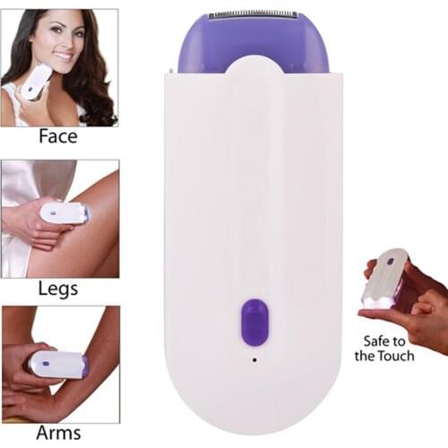 Portable Fast Charge Hair Removal Smooth Free Induction Women Epilator Painless Shaver Body Face Bikini Depilator Hair Remover