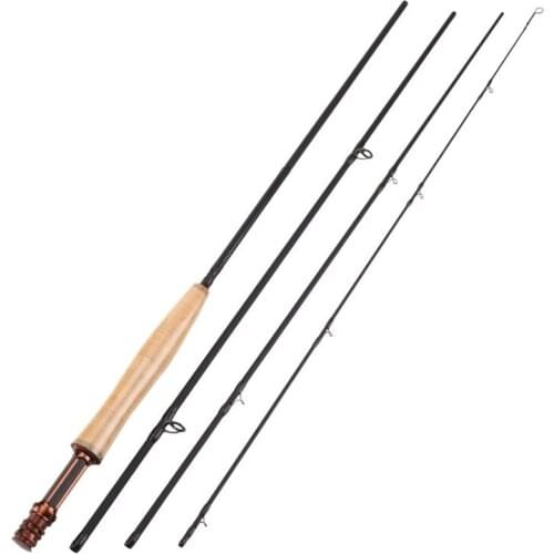SeaKnight Top grade 3/4# Carbon 4 Sections 2.4M Fly Fishing Rod High Carbon Fiber Dismountable Super Light 86g Fishing Rod