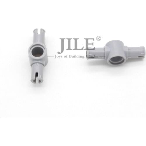 Technic Pin 3L with Friction Ridges Lengthwise and Center Hole 87082 Building Blocks Compatible Accessories Mechanical Science