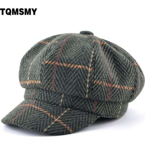 British style Octagonal cap mens Newsboy Caps lattice Double layer adjustable Berets Casual winter hats for women gorros planas