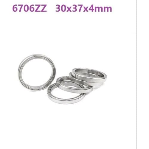 20pcs/lot 6706ZZ 6706 ZZ 6706Z 30x37x4 mm Thin section Deep Groove Ball Bearing 30*37*4mm