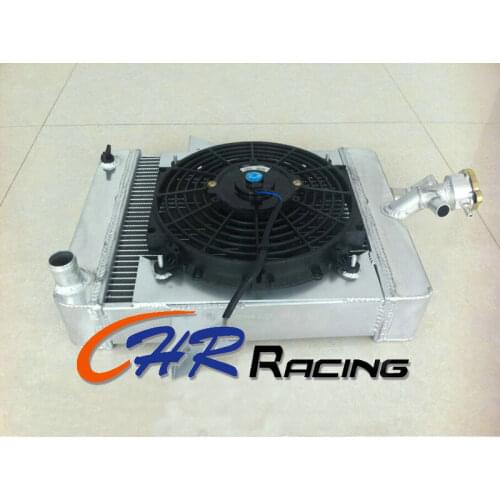 3ROW aluminum alloy radiator & shroud & fan for Triumph GT6 1966-1973 67 68 69 70 71 72 73