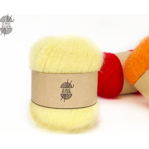 50g/ball Free Shipping Angola Mohair Cashmere Wool Yarn Skein For Knitting Scarf Shawl Sweater Hat A