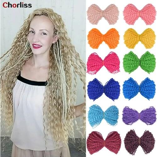 Alwanya Braids Synthetic Hair Crochet Ocean Wave 25 Inch Zizi Deep Wave Synthetic Light Wear Braids Hair Extensions Black Red