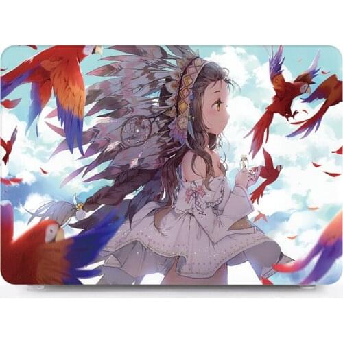 New pattern laptop Case +keyboard Cover for 11 12 13 15 inchs Apple Macbook Air Pro Retina Touch Bar A2159 A1932 Laptop Case