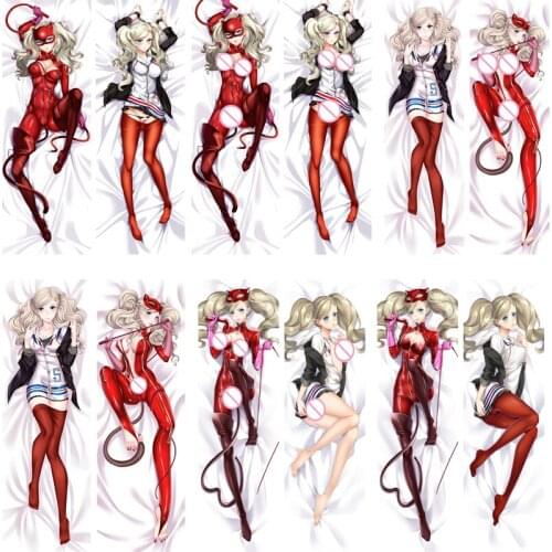 Japanese Otaku Anime 2019-July update Persona 5 sexy girl Anne Takamaki hugging Body pillowcase Dakimakura pillow cover case