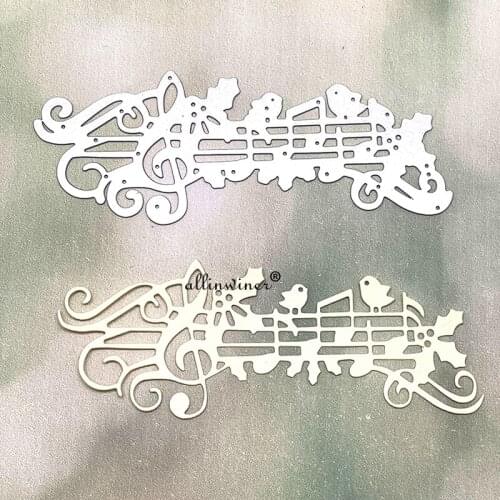 Flower musical note lace edge DIY Craft Metal Cutting Die Scrapbook Embossed Paper Card Album Craft Template Stencil Dies