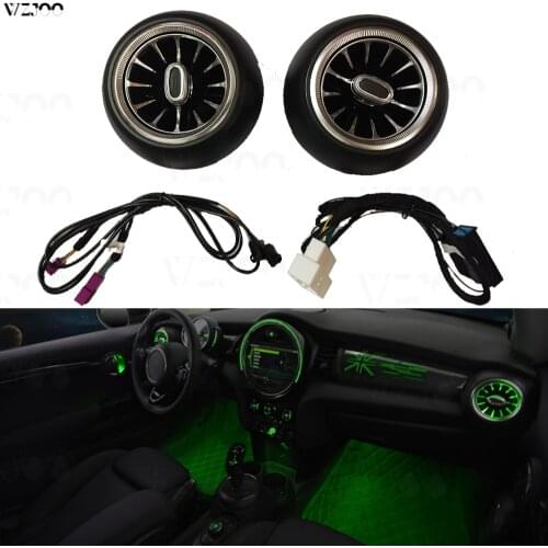 For Mini 20-21 Cooper F55 F56 F57 Car Air Outlet Vortex LED Decorative Lamp Dashboard Atmosphere Light Modification Auto Styling